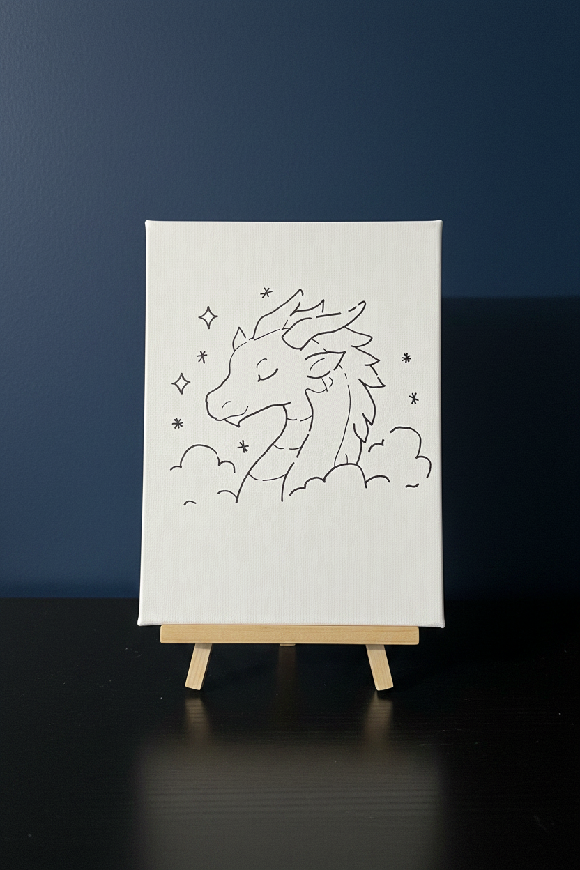 Dragon Head Canvas