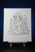Slime Girl Canvas – Signature Navy Look